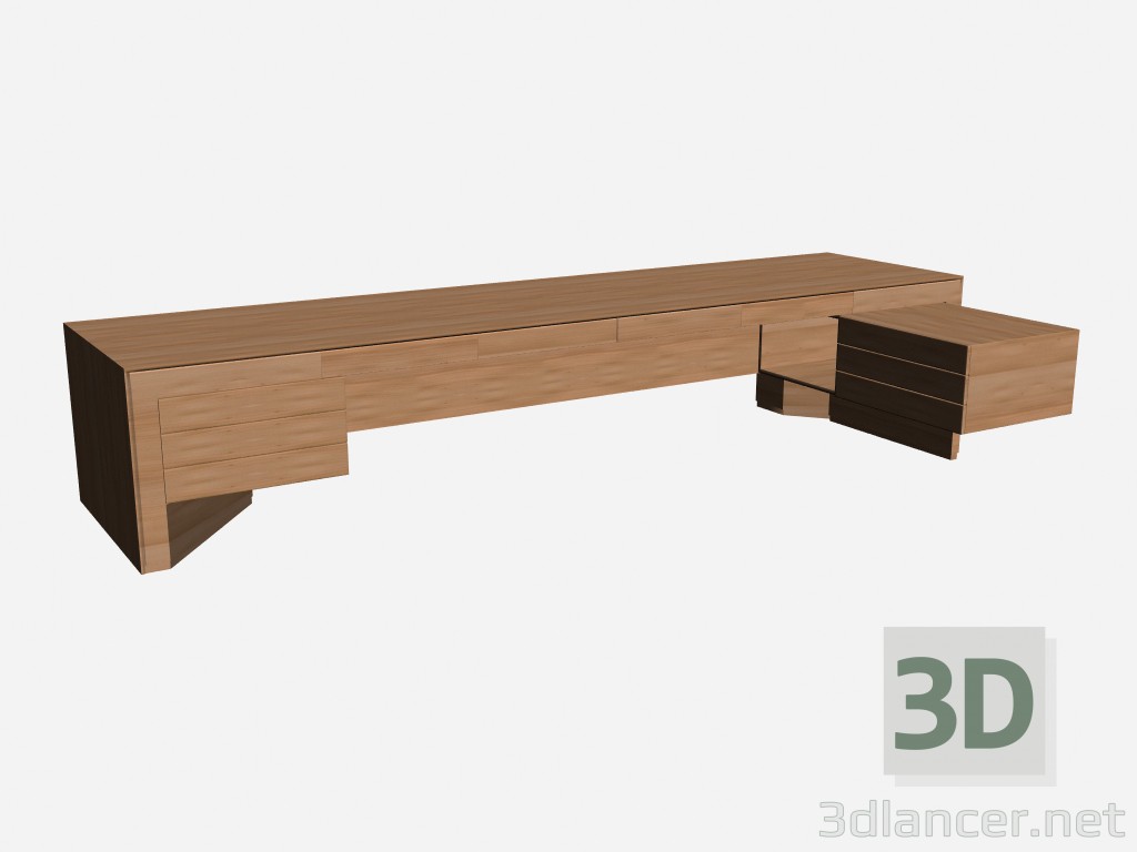 3d model Escritorio Riga scrivania - vista previa