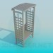 Modelo 3d Banco do jardim - preview