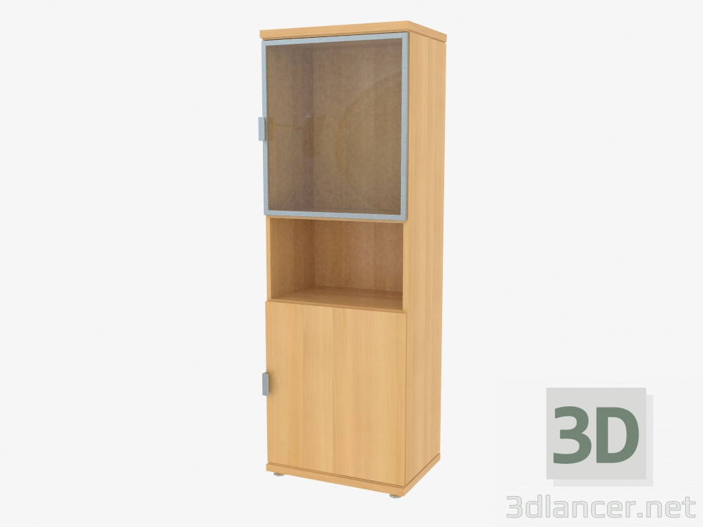 3d model El elemento lateral de la pared de los muebles (490-52) - vista previa