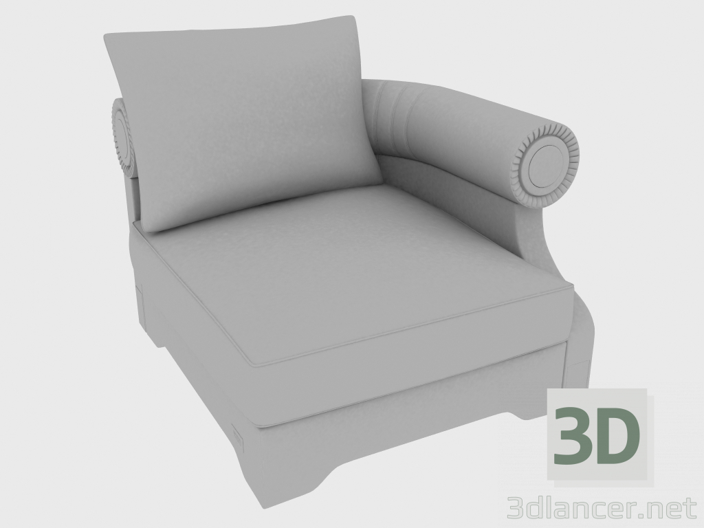 3D modeli HOFFMAN ARMCHAIR (108X110XH74 DX) - önizleme