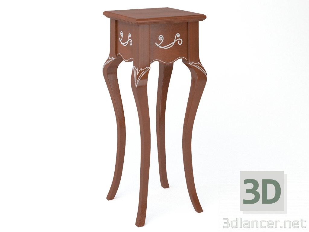 3D modeli KP 114 çiçek standı (koyu, 32x32 H75) - önizleme