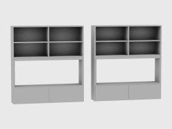 Elements of the modular system IANUS MIDDLE WITH BACK (R193)