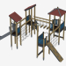 3d model Children's game complex (K1406) - preview