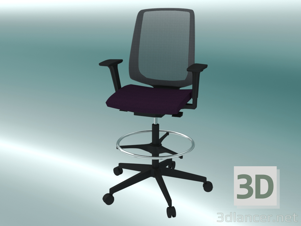 3d model Bar stool (350ST P61) - preview