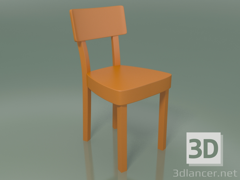 3d model Silla con revestimiento en polvo de aluminio fundido, exterior InOut (23, ALLU-AR) - vista previa