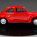 3d Volkswagen Beetle 1963 модель купити - зображення