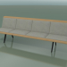 3d model Central module Waiting 4548 (L 240 cm, Oak effect) - preview