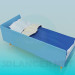 3D Modell Bett-Winkel - Vorschau