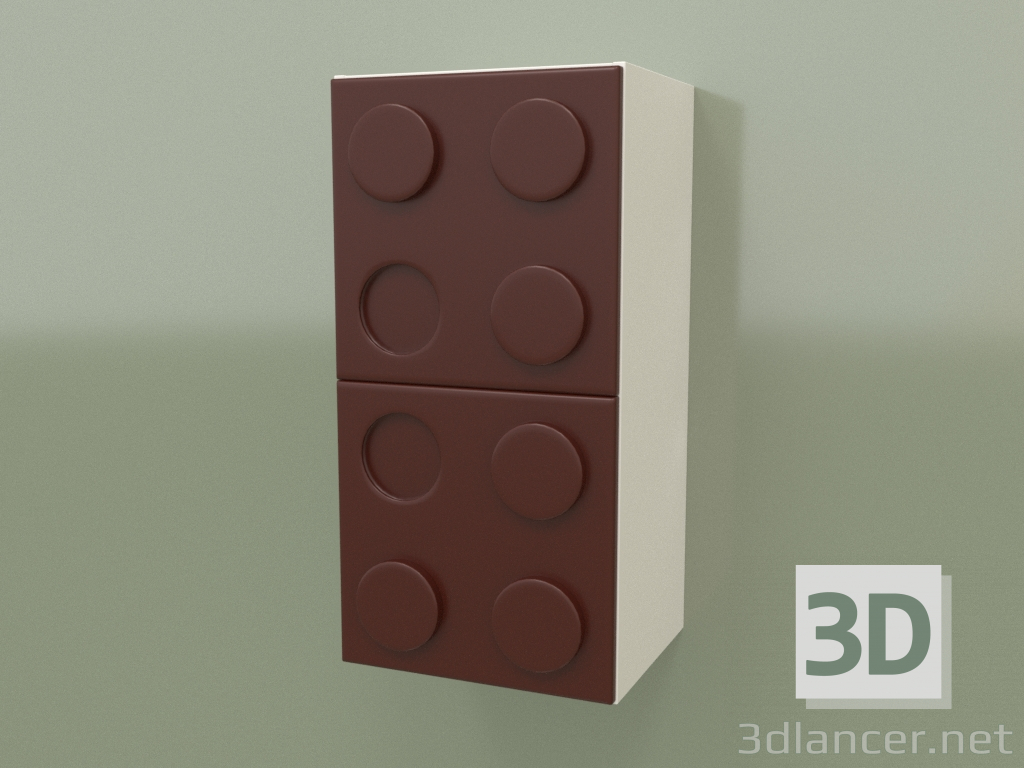 3d model Wall mounted vertical shelf (Arabika) - preview