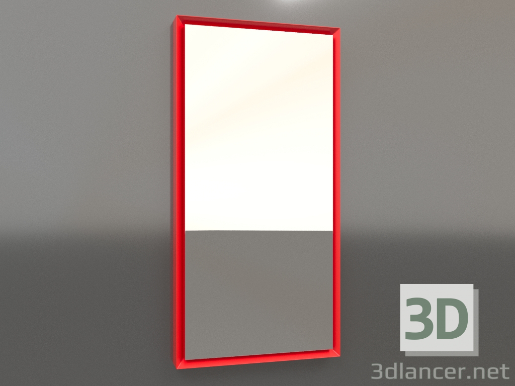 modello 3D Specchio ZL 21 (400x800, arancio luminoso) - anteprima