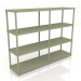 3d model Bookcase Stilt SIR23 (1600x400x1264) - preview