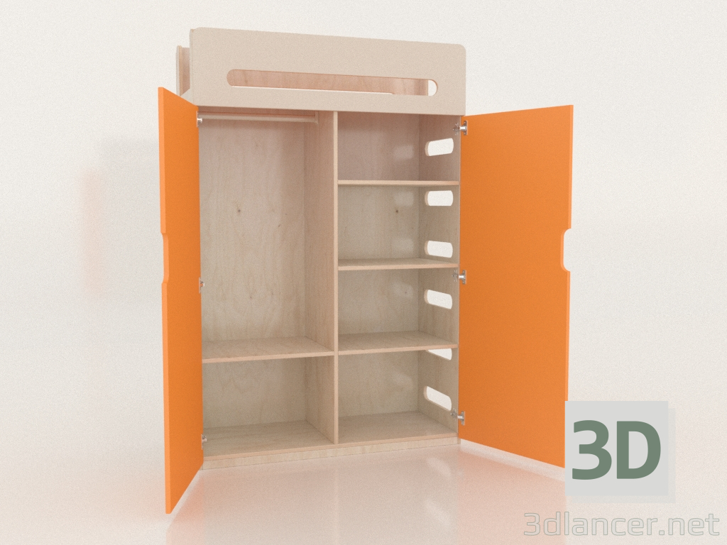 modello 3D Armadio aperto MOVE WA (WOMWA2) - anteprima