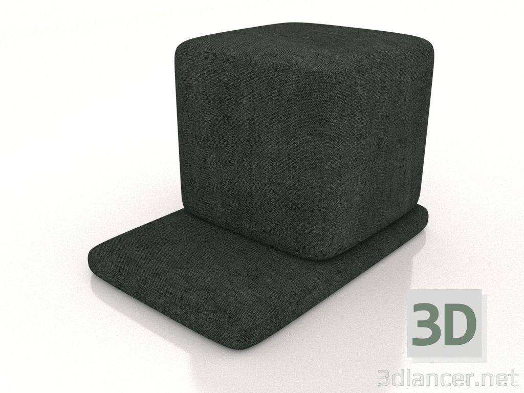 3D Modell Pouf Coast S (grün) - Vorschau