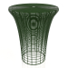 3d model High stool (Bottle green) - preview