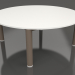 3d model Mesa de centro D 90 (Bronce, DEKTON Zenith) - vista previa