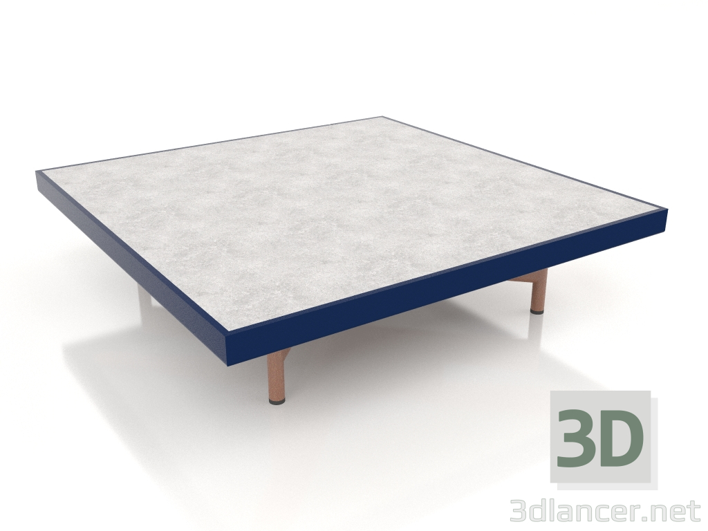 3d модель Квадратний журнальний столик (Night blue, DEKTON Kreta) – превью