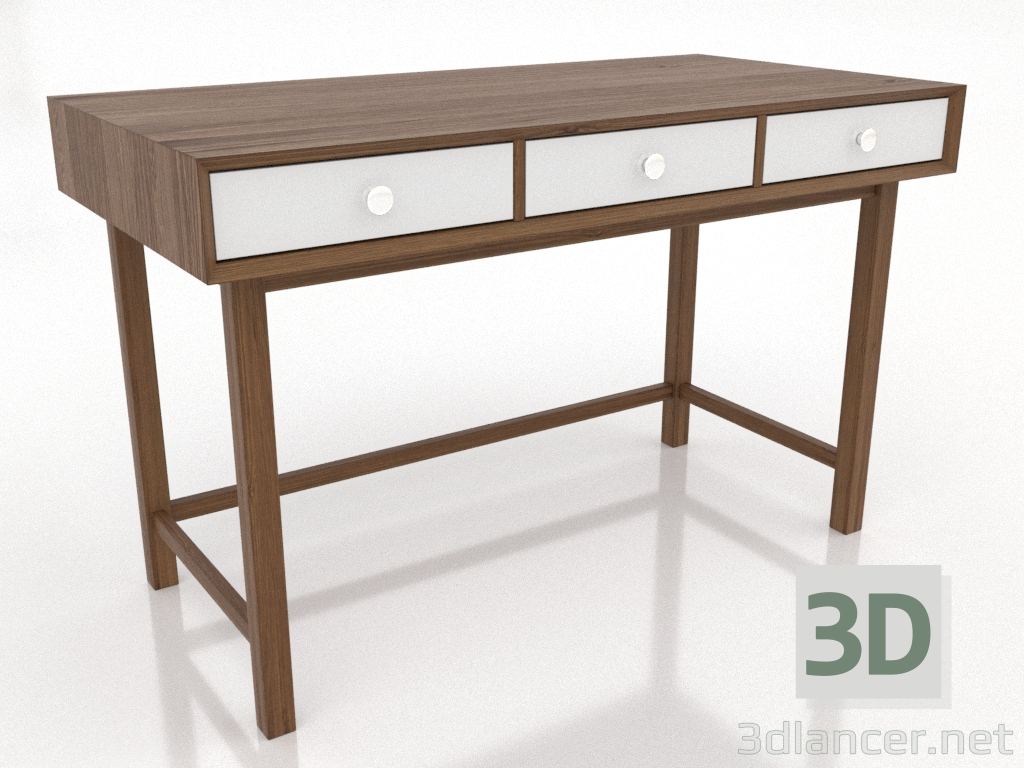 3d model Escritorio 2 1200 X 600 mm (nogal claro) - vista previa 3d model Escritorio 2 1200 X 600 mm (nogal claro) - vista previa