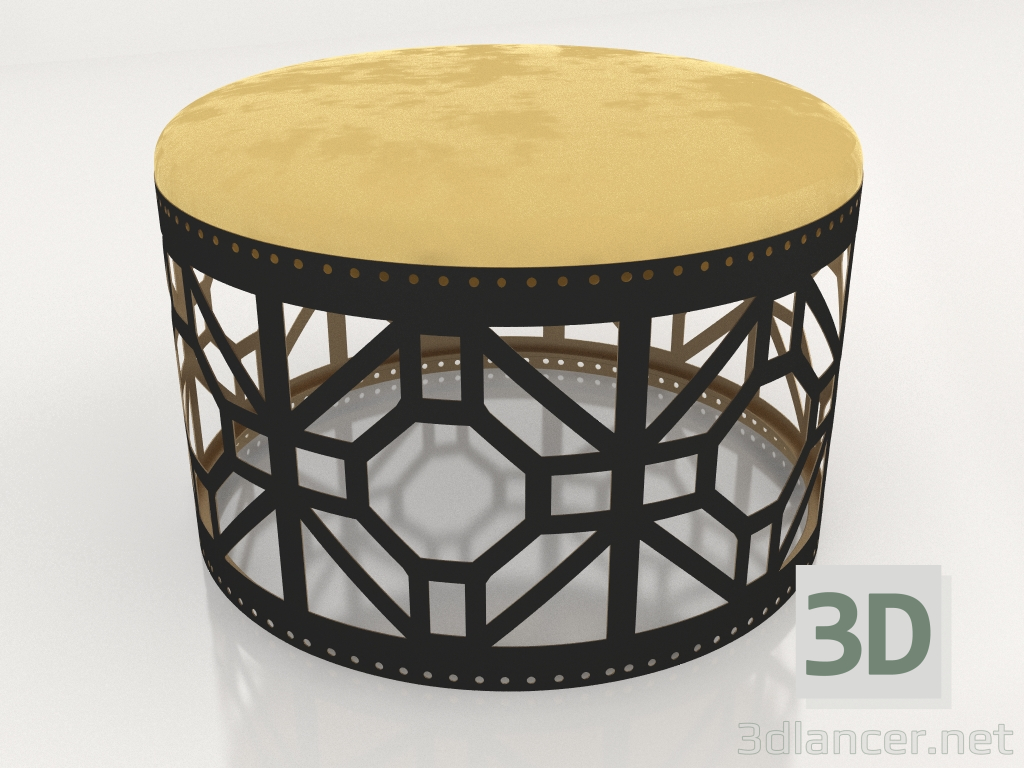 modello 3D Pouf FM27-BKEL00 - anteprima