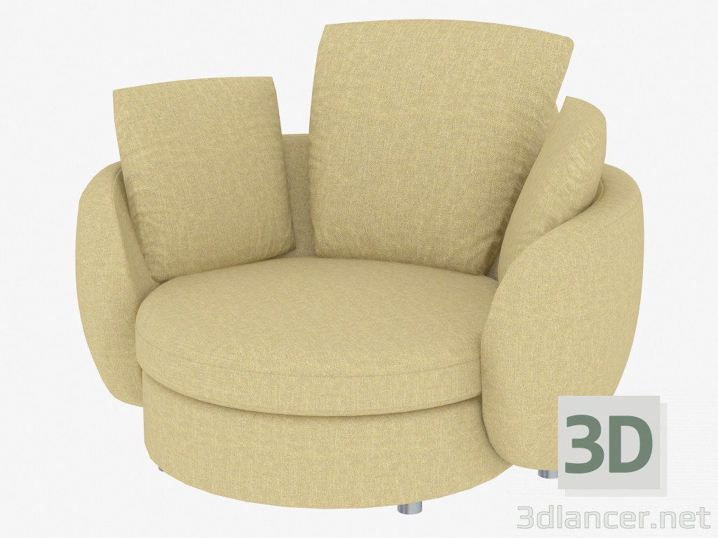 modèle 3D Fauteuil dans le style moderne Las Vegas - preview