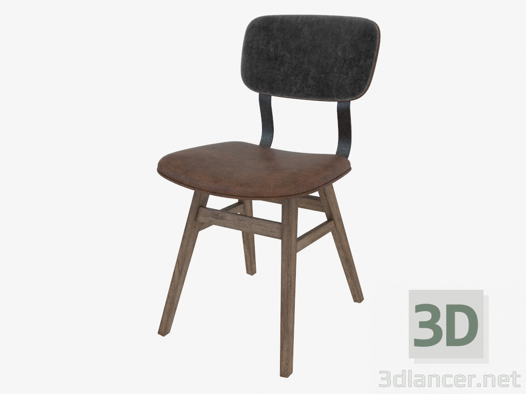 modello 3D Sedia LUNET SIDE CHAIR (442.021) - anteprima