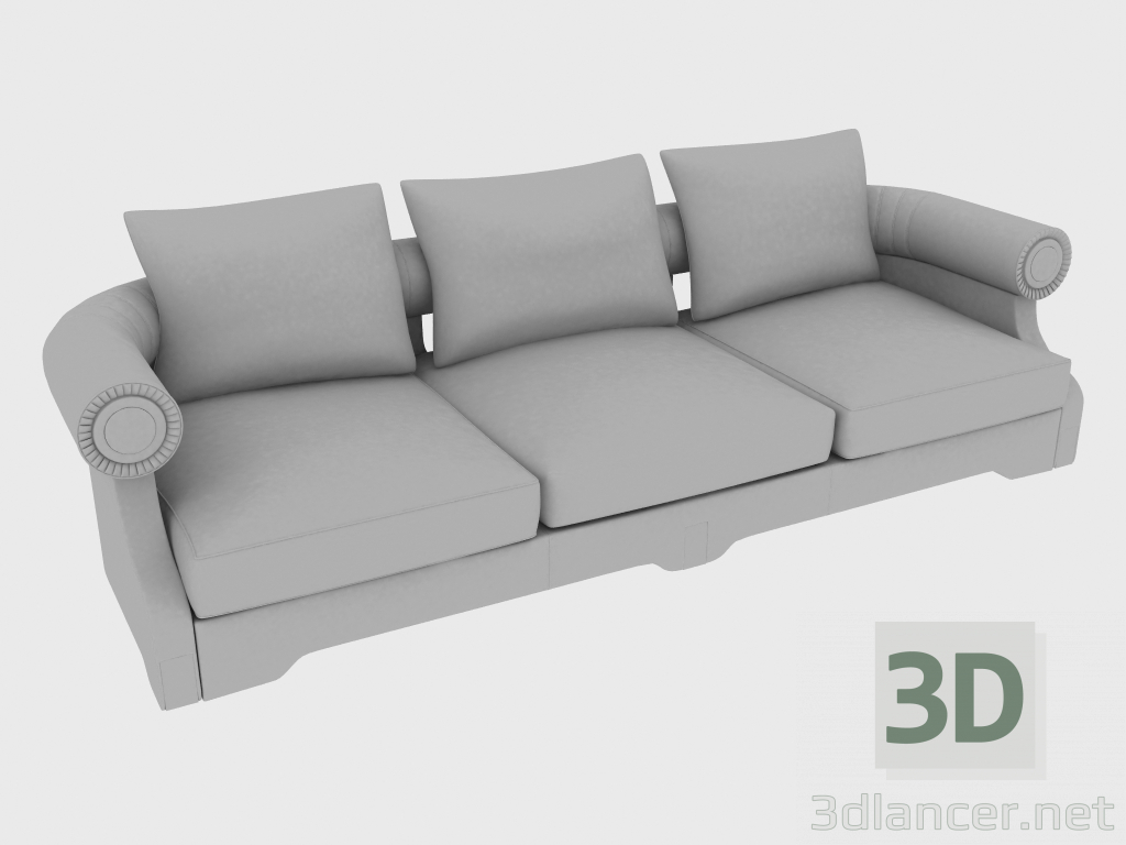 3d модель Диван HOFFMAN SOFA (305X110XH74) – превью