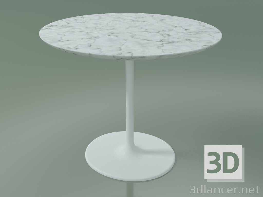 Modelo 3d Mesa de centro oval 0742 (H 43 - 51x47 cm, mármore, V12) - preview