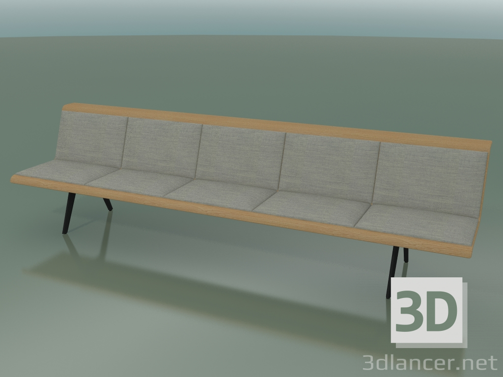 3d model Módulo central En espera 4549 (L 300 cm, efecto roble) - vista previa