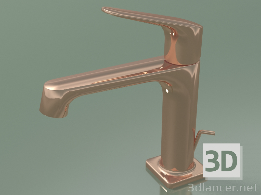 3d model Mezclador monomando de lavabo 100 (34010300) - vista previa