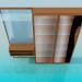 3d model wardrobe for halway - preview