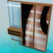 3d model wardrobe for halway - preview