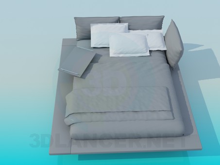 3d model Bed - preview