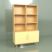 Modelo 3d Estante Woodi (amarelo ocre) - preview