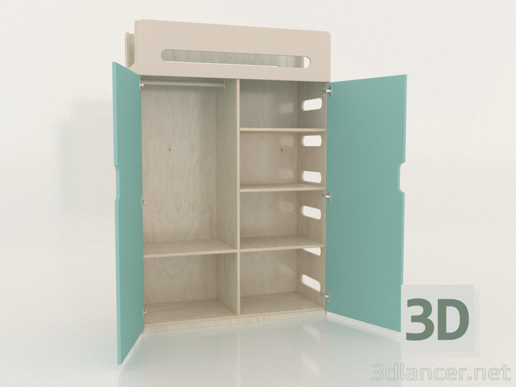 modello 3D Armadio aperto MOVE WA (WTMWA2) - anteprima