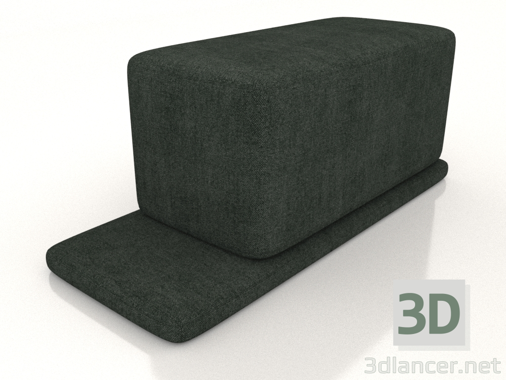 3d model Pouf Coast M (green) - preview