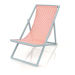 3d model Chaise longue (Gris azul) - vista previa