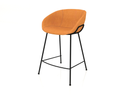 Feston semi-bar chair 65 cm (Brown)