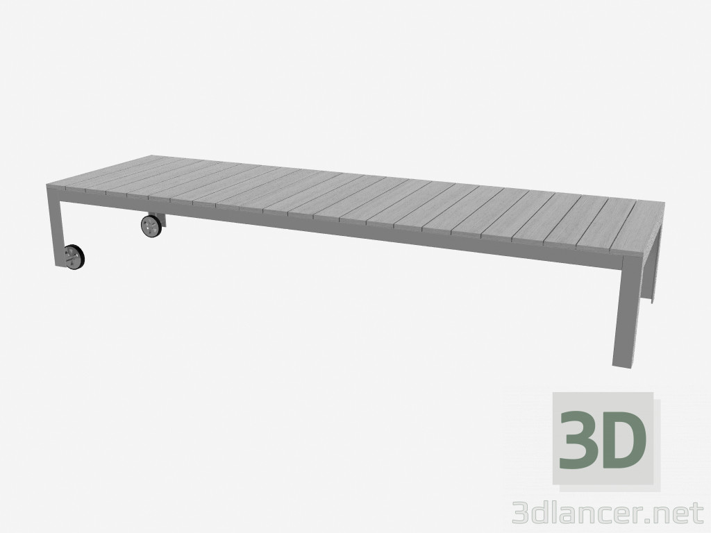 3D Modell Sonne ins Bett (Kopfteil weggelassen wird, Licht) - Vorschau