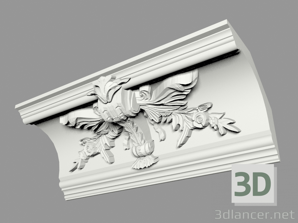 Modelo 3d Beirais moldados (KF67k) - preview