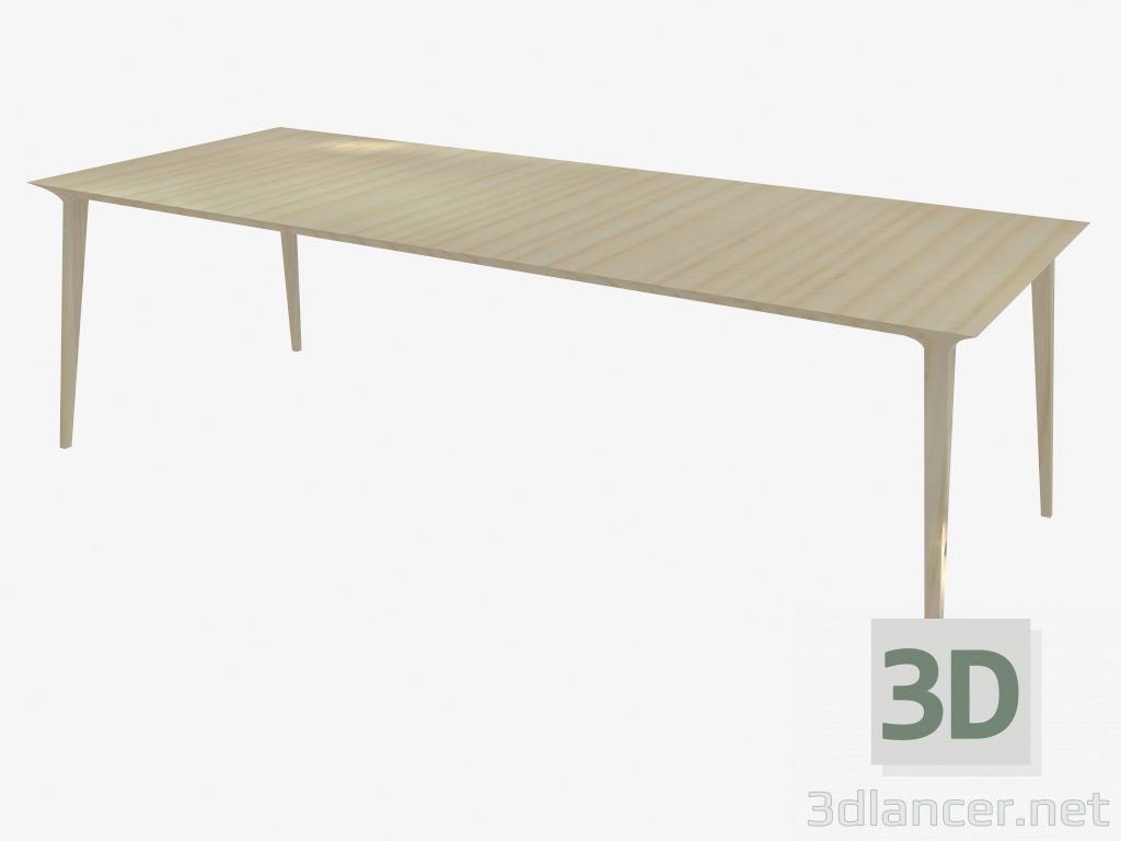 3D modeli Yemek masası (kül 100x240) - önizleme