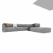 3d Paris Seoul Sofa Poliform model buy - render