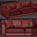 3d Paris Seoul Sofa Poliform model buy - render