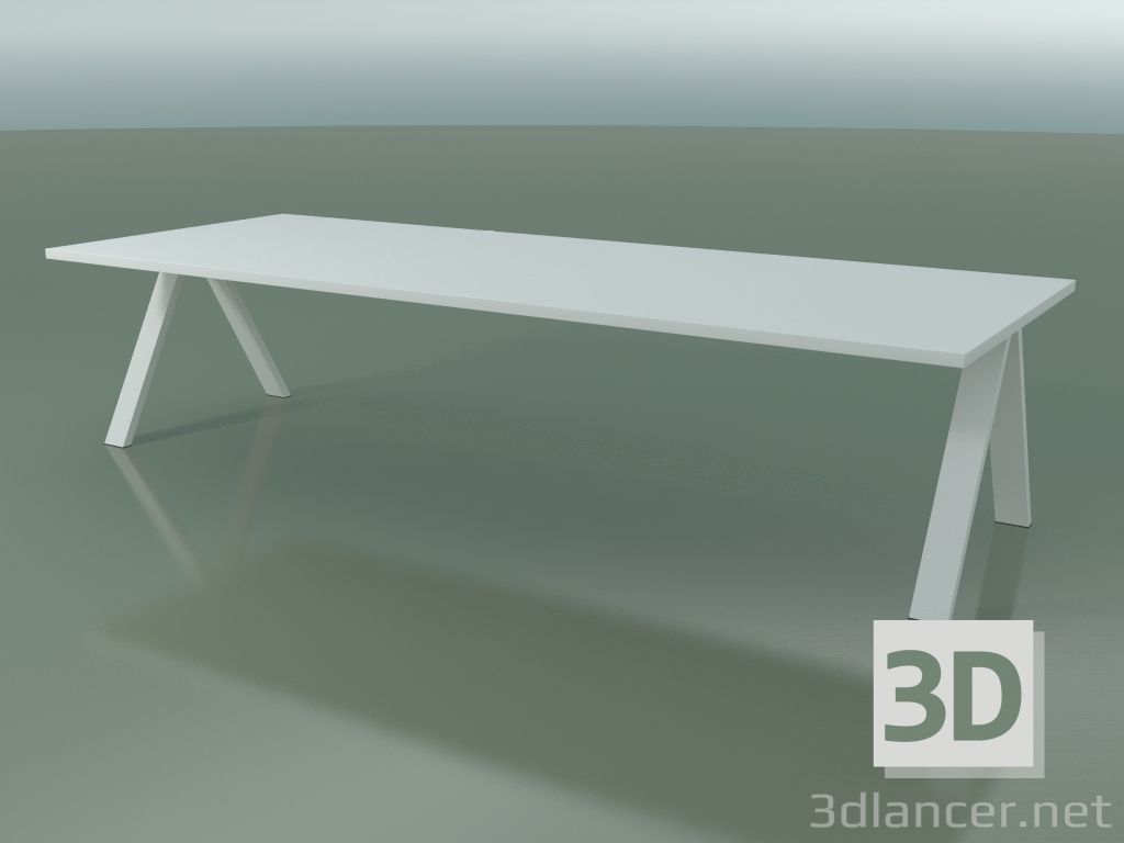 3D modeli Standart tezgahlı masa 5003 (H 74 - 320 x 120 cm, F01, kompozisyon 2) - önizleme