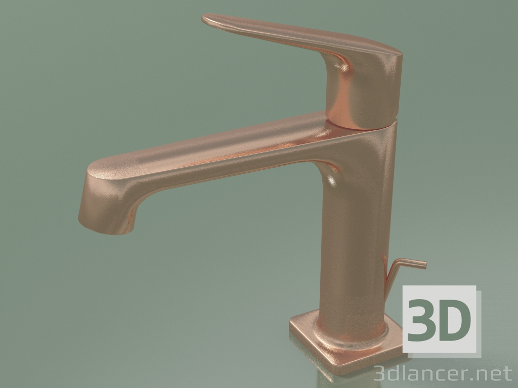 3d model Mezclador monomando de lavabo 100 (34010310) - vista previa