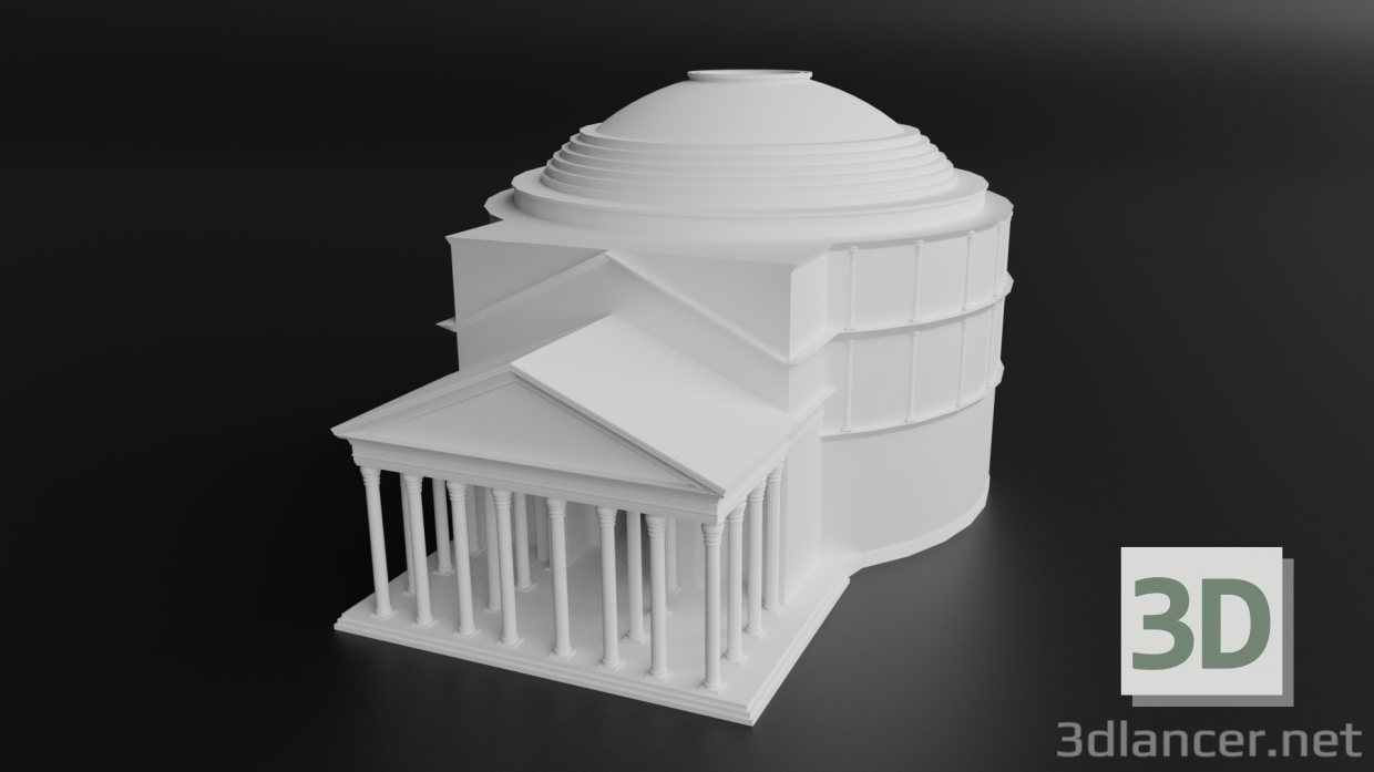 3d Roman Pantheon (Roman Pantheon) model buy - render