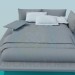 3D Modell Bett - Vorschau