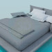 3D Modell Bett - Vorschau