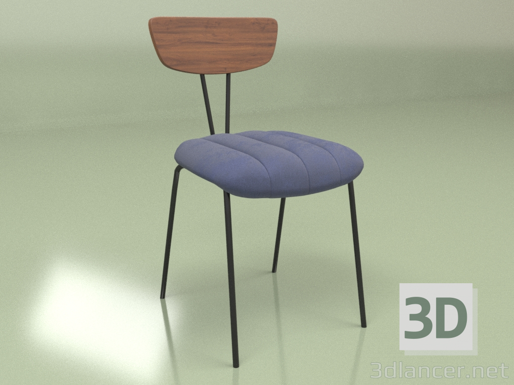 3d model Silla Apel (azul) - vista previa