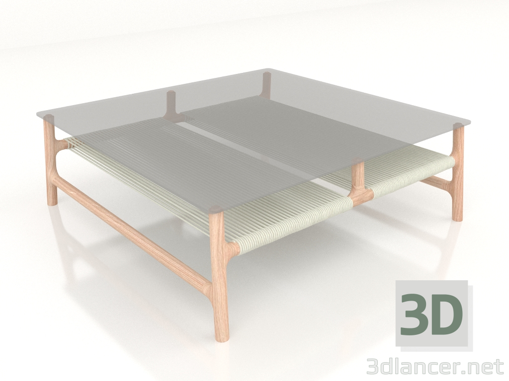 3D Modell Couchtisch Rehbraun 90X90 - Vorschau