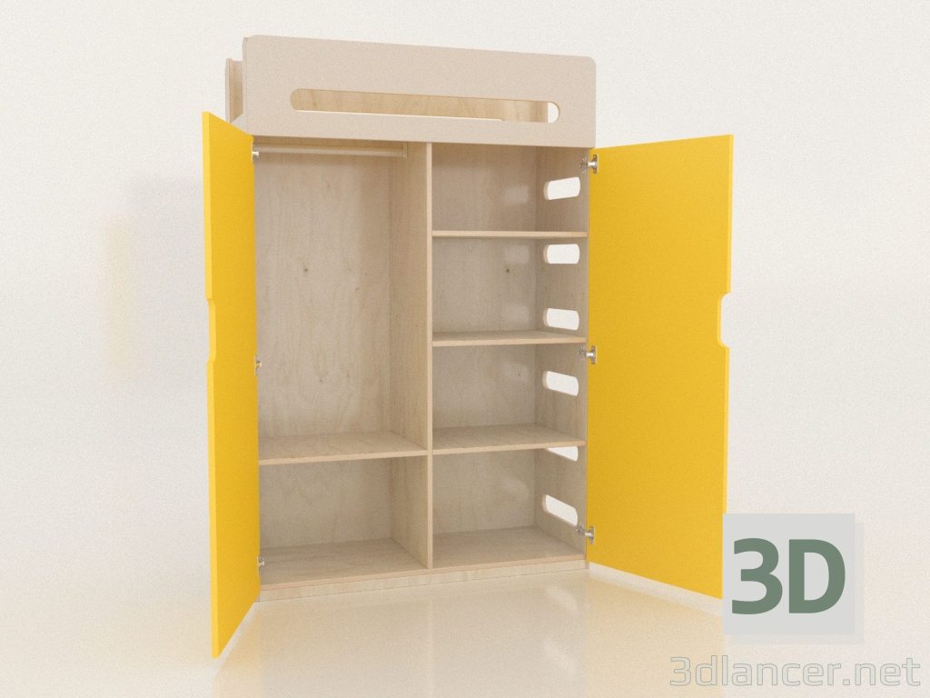 modello 3D Armadio aperto MOVE WA (WYMWA2) - anteprima