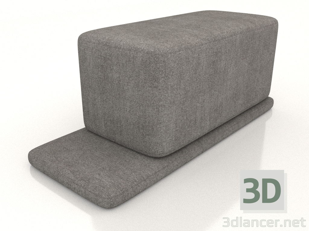 Modelo 3d Pufe Coast M (cinza) - preview